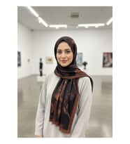 Müslüm, Floral Yaprak Desenli Bürümcük Şal – Zarif, Kaymaz, Terletmez ve Rahat Kullanım 75 x 200 cm