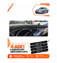 e-biz HYUNDAİ GENESİS (2008-2014) Uyumlu Ön Torpido Koruma Kılıfı Halısı Koruyucu - Siyah-Gri - HU020