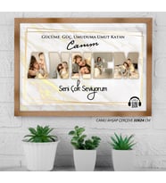 Anneye Özel Ahşap Çerçeve– Anneler Günü Hediyesi, Annneye Doğum Günü Hediyesi, Yıl Dönümü Hediyesi, Kişiye Özel Hediye, Fotoğraflı Hediye