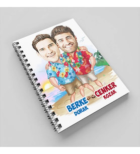 Candan Kankiler Karikatürlü Defter