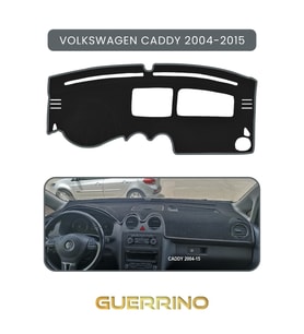 VOLKSWAGEN Caddy (2004-2015 )TORPİDO KORUMA HALISI GRİ KENAR