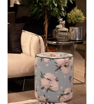 Adawall Blue-White Rose Puf