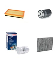 Bosch Filtre Bakım Seti Volkswagen Golf 4 1.8 Benzin 1998-2003 Hava + Yağ F + Yakıt F. + Polen Bosch