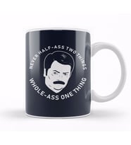 Parks And Rec Lesson of the Swanson Kupa Bardak Porselen