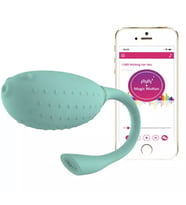 Magic Motion Fugu Akıllı Telefon Uyumlu Lüks Giyilebilir Mini Vibratör (Kırmızı)