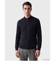 LCWAIKIKI Classic Lacivert Regular Fit Dik Yaka Erkek Triko Hırka