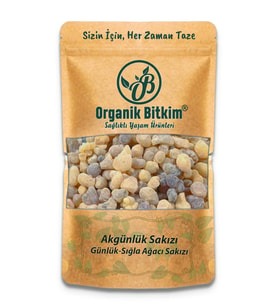 Organik Bitkim Akgünlük Sakızı (Günlük-Sığla Ağacı Sakızı) 150 gr