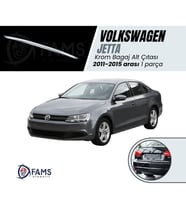 Vw Jetta Krom Bagaj Alt Çıtası 2011-2015 Arası Paslanmaz Çelik