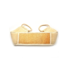 Doğal Kabak Lifi Banyo Hamam Uzun Sırt Kesesi İp Saplı 11x71 cm.