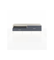 Arges TV Ünitesi Tek Raflı 2 Çekmeceli  176x30x51 Aytaşı-Antrasit