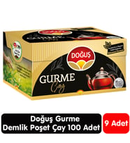 Doğuş Gurme Demlik Poşet Çay 100 Adet 9 Paket