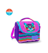 Coral High Kids Mor Pembe Kedi Desenli Thermo Beslenme Çantası 11859