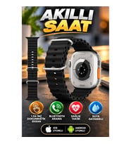 HAİNO TEKO 2 1.54 İnç Dokunmatik Ekranlı Akıllı Saat – iOS ve Android Uyumlu