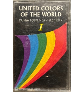 (Plak Değildir KASET tir) United Colors Of The World Dünya Folkundan Seçmeler 1 Kaset