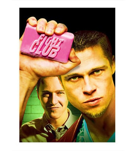 Fight Club Hediyelik Mdf Tablo
