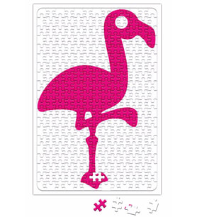 Pembe Yavru Flamingo 2 Puzzle 240 Parça Yapboz