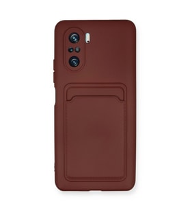 Mi 11i Kılıf Kelvin Kartvizitli - Bordo