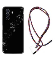 Huawei Nova Y70 Y90 Nova 9 SE  Kılıf Boyun Asklı Rasta Silikon Planet 1620