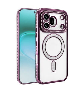 Northcity Huawei Honor 600 Pro Joke Simli Magneticsafe Kılıf - Derin Mor