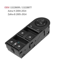Opel Astra H Sol Dörtlü Cam Anahtarı Düğmesi 2004-2010