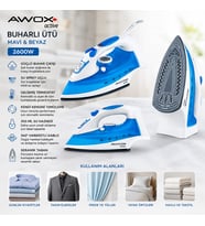 AWOX ACTİVE BUHARLI ÜTÜ 2600 WATT