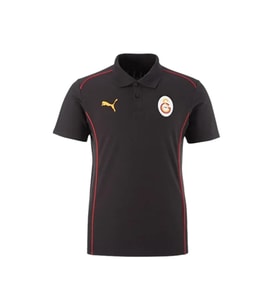 Galatasaray Orijinal Lisanslı A-Takım Polo Yaka Siyah T-Shirt