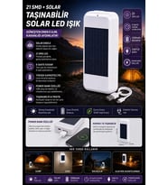 Taşınabilir Solar Led Power Bank