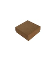 Komple Karton Kutu Düz Renk 8X8X3 CM (25 Adet)  Kraft