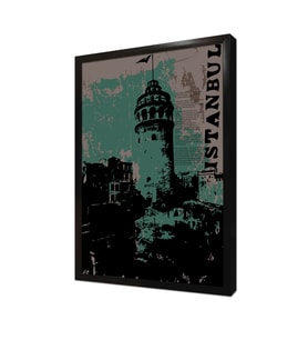 Galata Çerçeveli Mdf Tablo