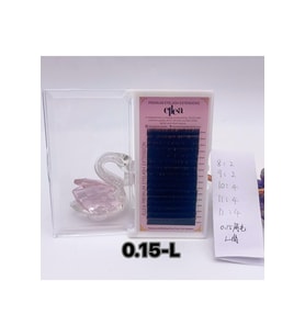 KOYU KAHVERENGİ MİX İPEK KİRPİK 0.15 KALINLIK L KIVRIM 8-12MM BOY ARALIĞI
