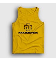 Presmono Unisex Sarı Logo V2 Rammstein Atlet 105868tt (Sarı)