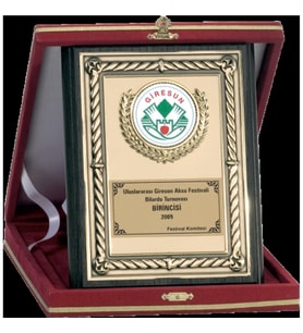 ODAK KUPA - Ahşap Plaketler - PL-081 B - 15x20 cm