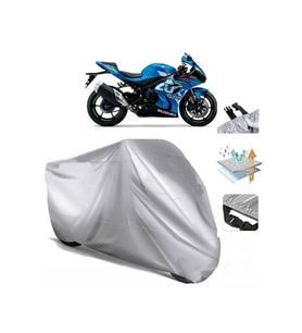 Suzuki Gsx-r 1000  Arka Çanta (bağlantı Tokalı) Uyumlu SolarBlock Prime Motosiklet Brandası Örtüsü (Siyah)