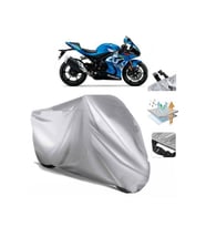 Suzuki Gsx-r 1000  Arka Çanta (bağlantı Tokalı) Uyumlu SolarBlock Prime Motosiklet Brandası Örtüsü (Siyah)
