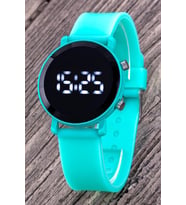 Mint Yeşil Dijital Led Çocuk Saati Kız/erkek Hediye Bileklik Saat ST-304311