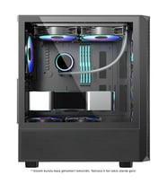 POWERBOOST 850w 80+ BRONZE PB-P3602BB Gaming Mid-Tower PC Kasası