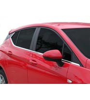 Opel Astra Uyumlu K Cam Çıtası 8 Parça Krom 2015 Ve Sonrası