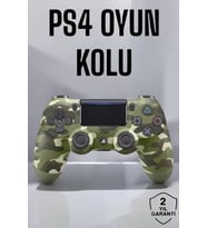 Ps4 Oyun Kolu Kamuflaj Desenli Joystick