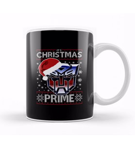 An Autobot Merry Christmas Transformers Kupa Bardak Porselen