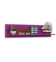 Adore Mobilya Dekoratif Duvar Rafı - Mor 120x25x20 cm (GxYxD)