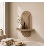 Kemer Tasarımlı Dekoratif Duvar Rafı – Modern ve Minimalist Duvar Dekoru