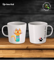 KirliPatiler Taş Kupa Fincan Üzeri Öğretmenler Günü Baskılı (Model 1)