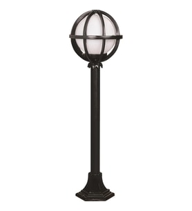 AVONNI BSU-68078-BSY-BOP Siyah Boyalı Dış Mekan Aydınlatma E27 Aluminyum Polietilen Cam 25cm