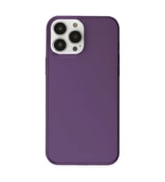 Apple İphone 14 Pro Kılıf Pc Sert Şeffaf Kapak - Mor
