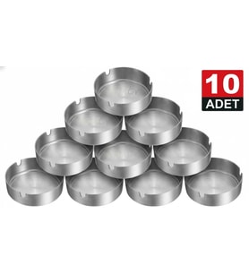 10 adet Krom Küllük Seti 10cm Otel -Restaurant- Cafe