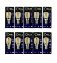 Heka 2W (22W) 2700K (Sarı Işık) E14 Duylu Led Rustik Ampul (10 Adet)