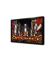 New York Gece Çerçeveli Mdf Tablo