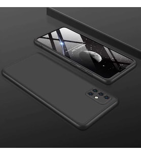 Galaxy A51 Kılıf Zore Ays Full Koruma Kılıf (Siyah)