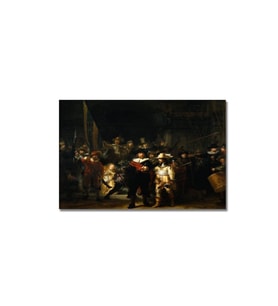 Rembrandt - The Night Watch Premium Kanvas Tablo
