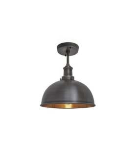Dylight Retro Metal Dekoratif Bakır Tavan Plofyonet Avize Çap:30 cm